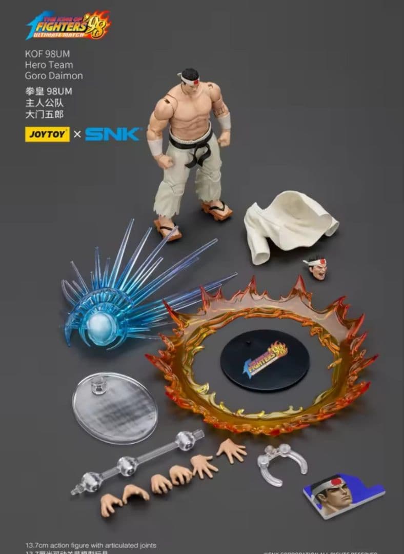 JOYTOY x SNK KOF 草薙 京 大門 五郎 二階堂 紅丸 フィギュア