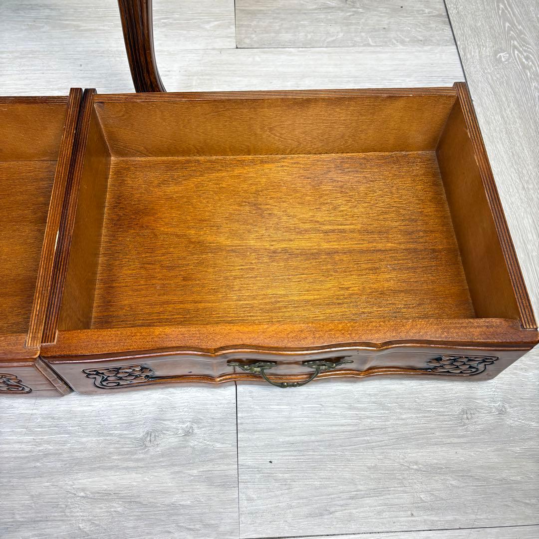 【イタリア製】クラウディオ 猫脚 3段チェスト 大理石 天板 アンティーク