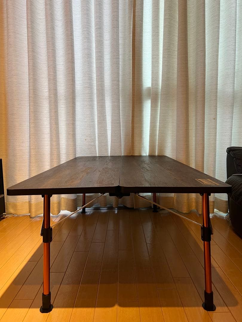 【コールマン】バタフライテーブル／１２０　高さ3段階　収納ケース付