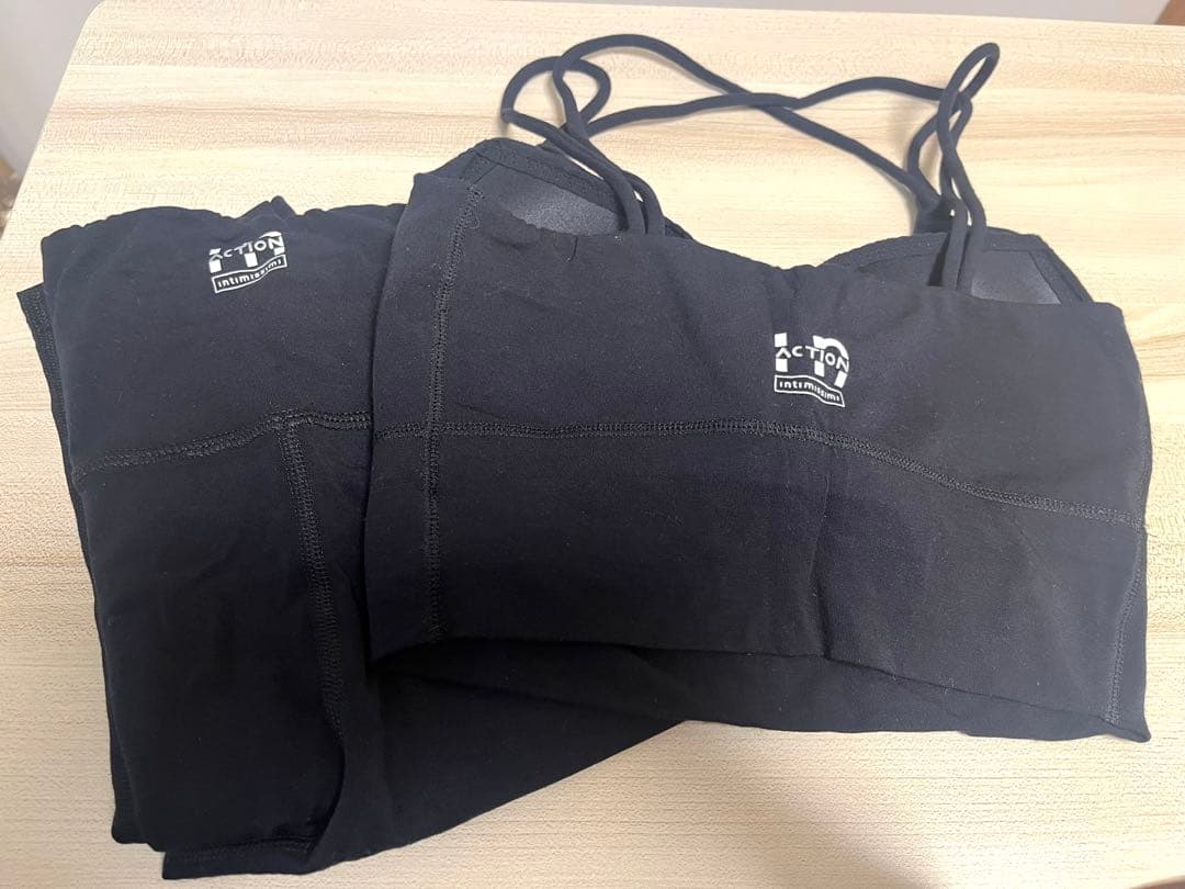 Intimissimi モダールヨガウェア上下 #ブラックS