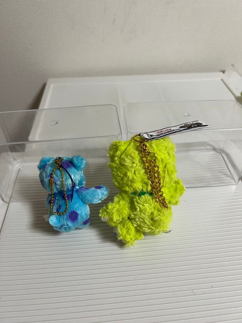 ユニベアシティぬいぐるみ、ぬいぐるみストラップセット、スポーク、マイク、サリー