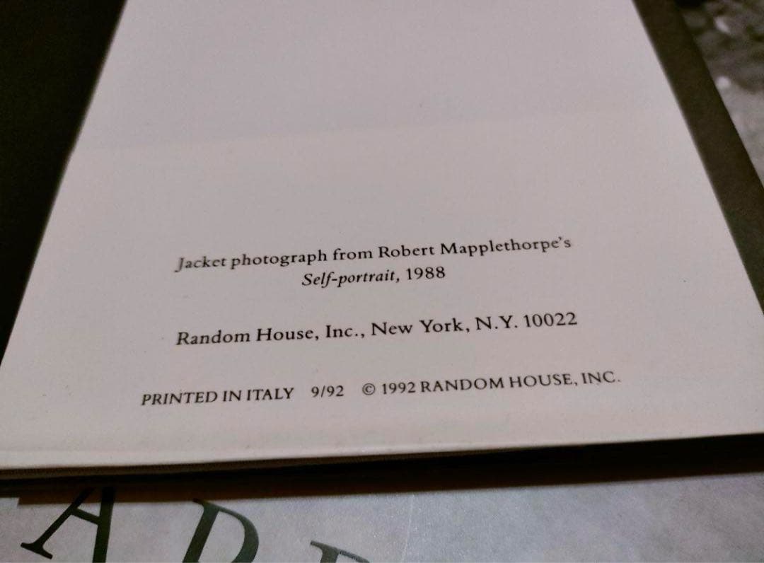 【希少・絶版・初版】ロバート・メイプルソープ 写真集 ハードカバーケース