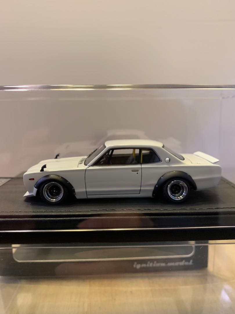 イグニッションモデル　1/43 LBWK ハコスカ ホワイト　0714