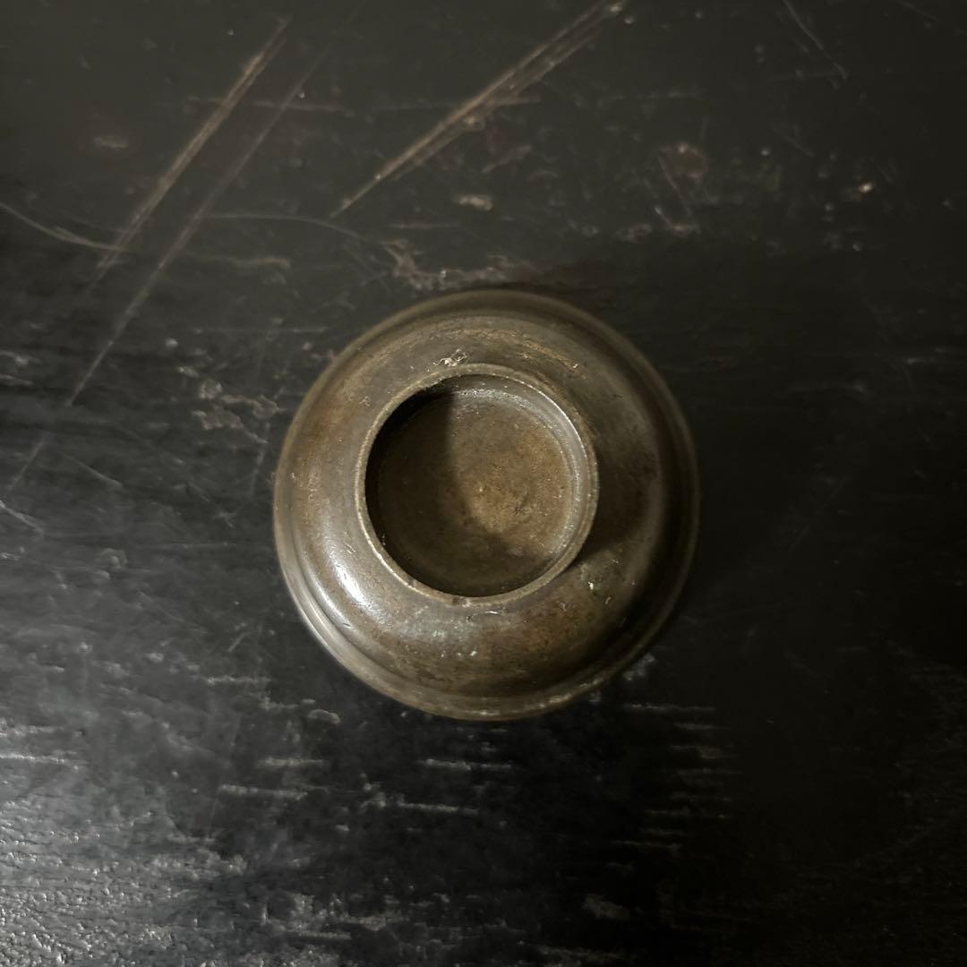 古銅六器 真鍮　盃 ぐい呑み　酒器　仏教美術 古美術 アンティーク　李朝