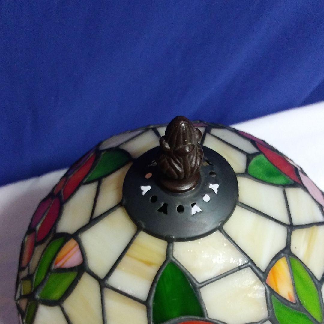 ステンド、グラス、スタンド花柄