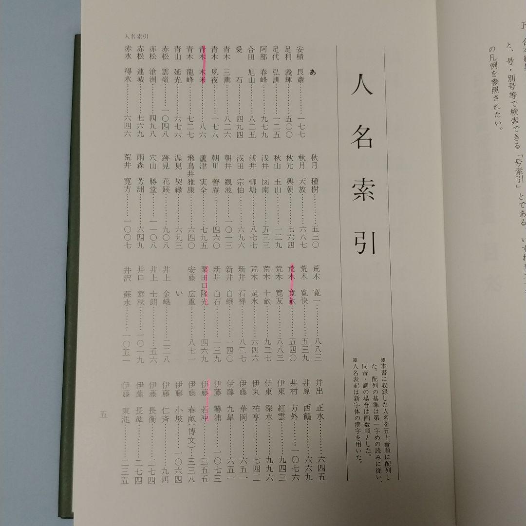 日本書画落款印譜集成