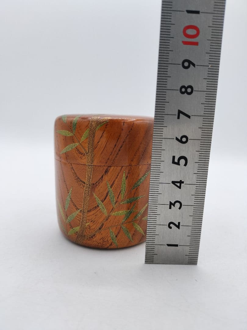 c666 寸胴茶器 﨔 翡翠蒔絵 中村宗悦 木箱 茶道具 古物