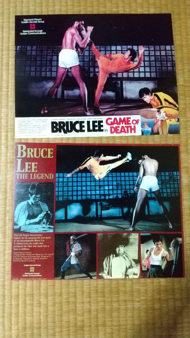 最終値下げ！激レア 希少 ブルース・リー 海外劇場版 ロービーカード 6種