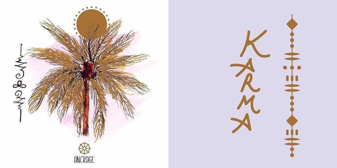 【正規品オラクルカード】フランスの洗練された美麗デッキ✨丸型×金箔✨カルマカード