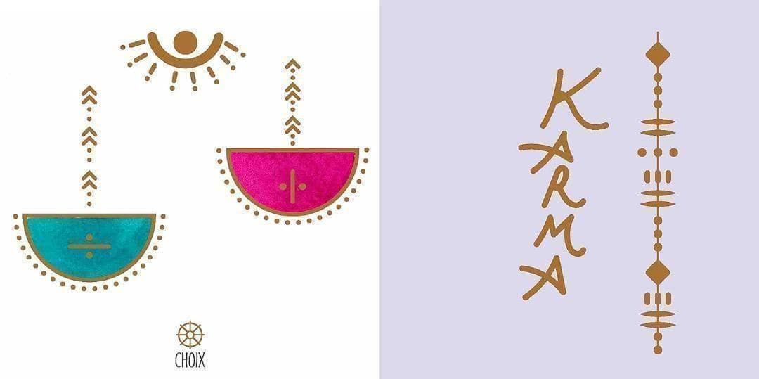 【正規品オラクルカード】フランスの洗練された美麗デッキ✨丸型×金箔✨カルマカード