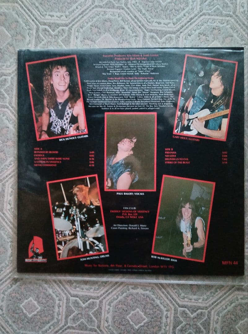 ●LPレコード exodus / bonded by blood