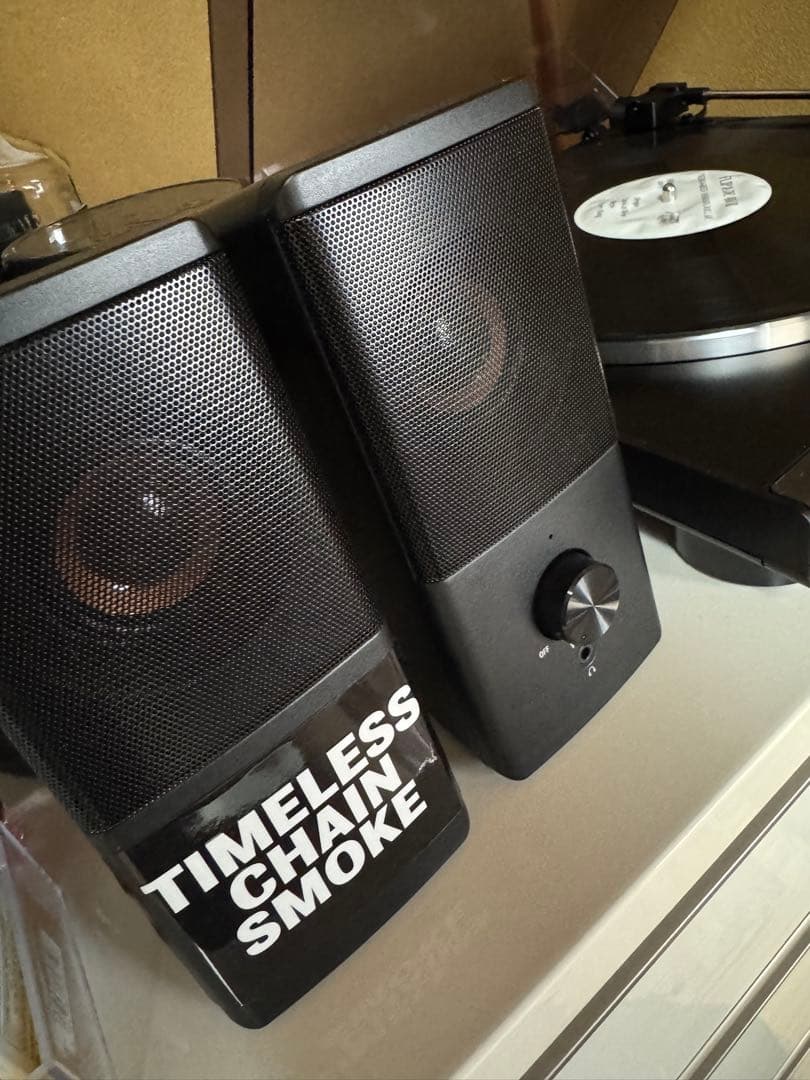 アフロディーテギャンググリーンアサシンダラレコード２枚プレイヤースピーカー。