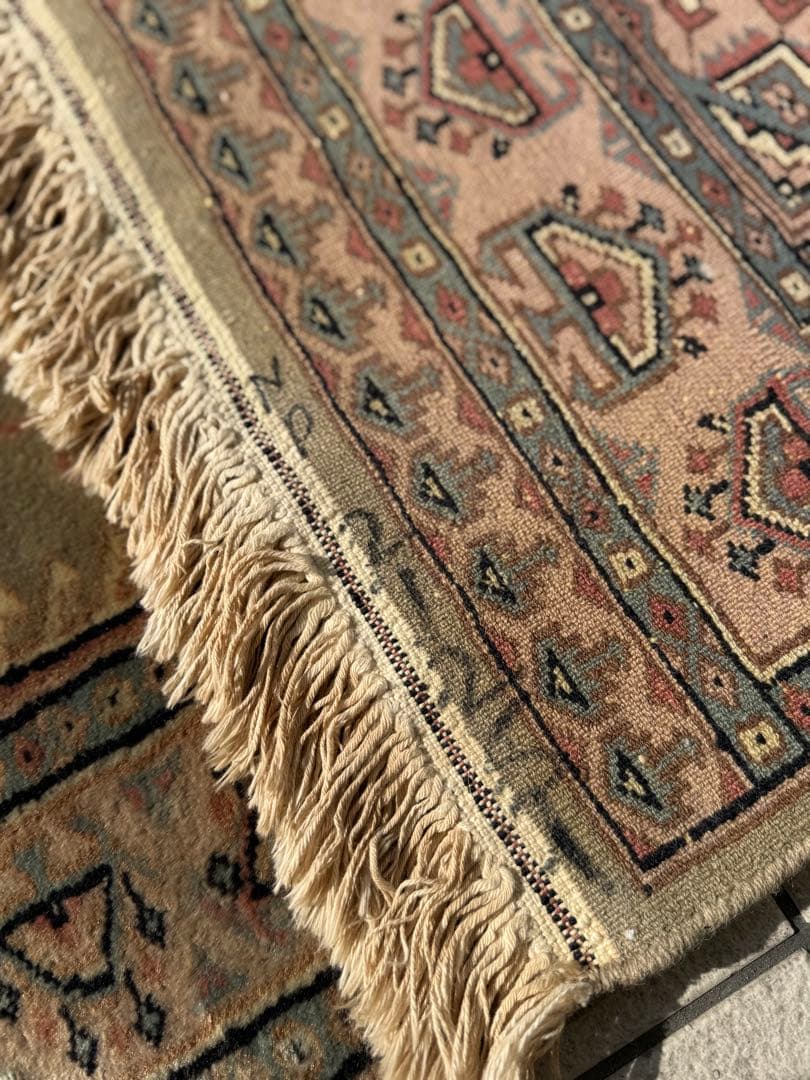 T89 ヴィンテージ トルコ ウシャク オリエンタル ラグ マット