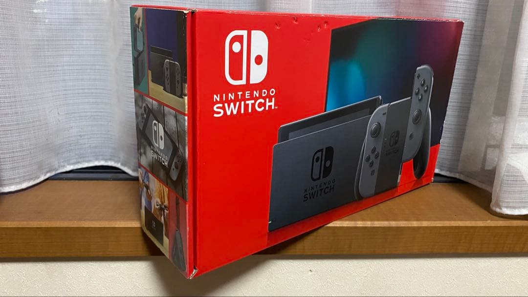 【箱あり使用感あり】Nintendo Switch 本体 グレー ジョイコン付き