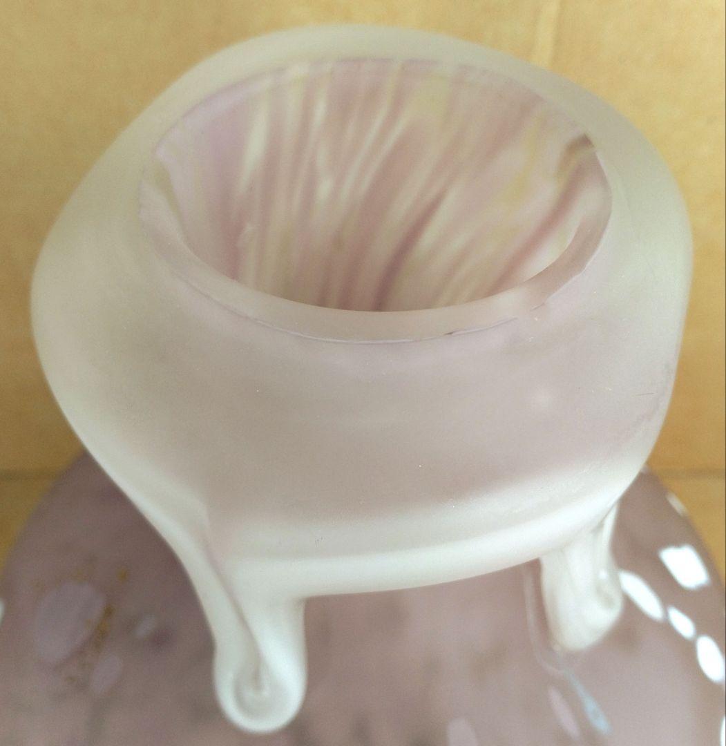 【本物保証】藤田喬平 手吹 流光 共箱 808回毎日オークション出品現物 無傷