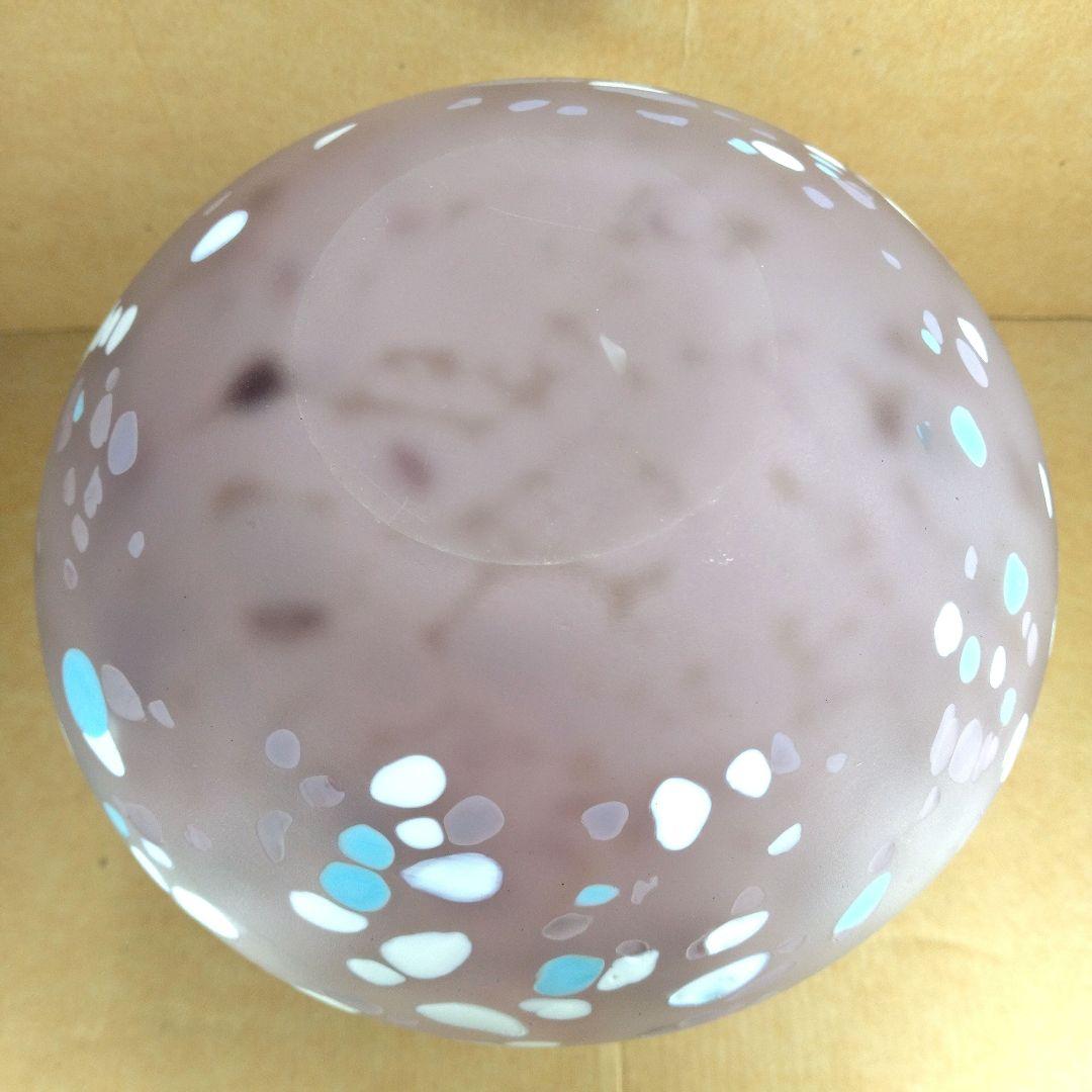 【本物保証】藤田喬平 手吹 流光 共箱 808回毎日オークション出品現物 無傷