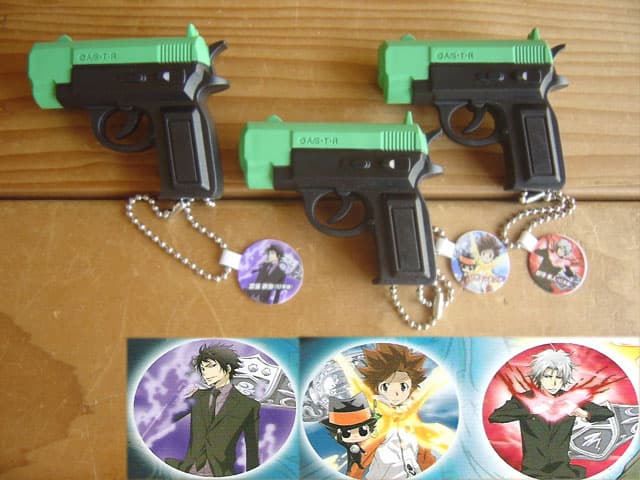 ♯Ext08AsヒットマンREBORN!プロジャクターライト全6種 ガシャポン