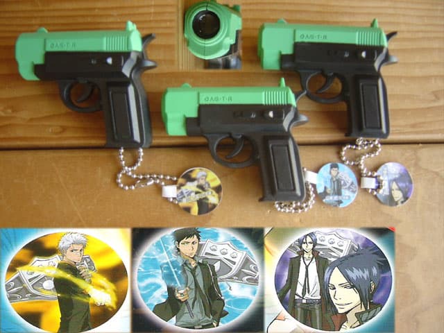 ♯Ext08AsヒットマンREBORN!プロジャクターライト全6種 ガシャポン