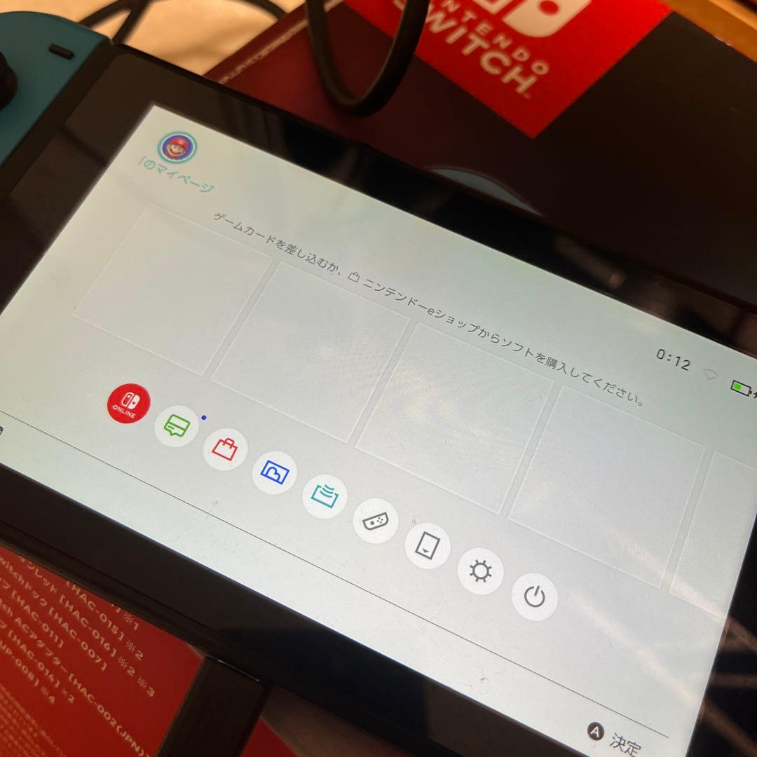 初代NintendoSwitch ネオンブルー/ネオンレッド ※注意事項あり