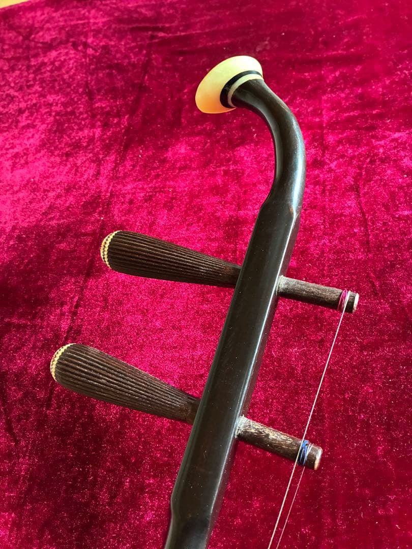 二胡★中古品★錦蛇本皮★完全手入れ★音など確認済み