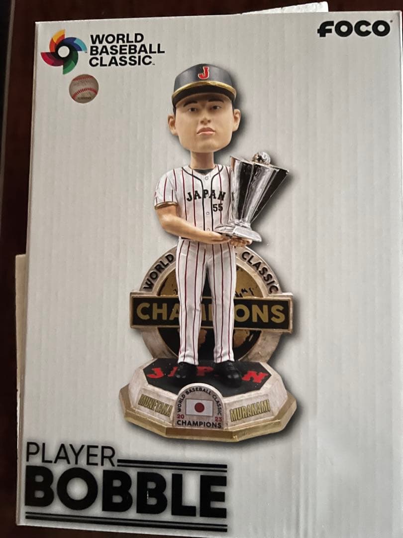 村上宗隆　WBCチャンピオンボブルヘッド(限定223個)