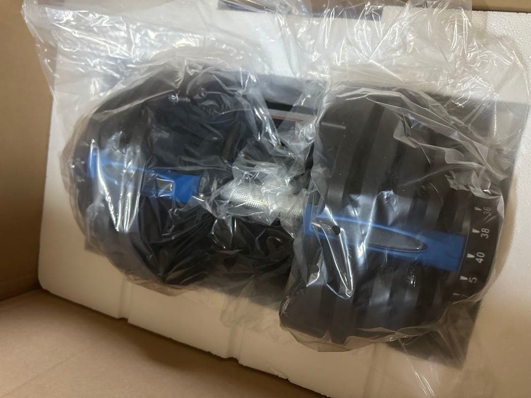 た*ど様 アジャスタブルダンベル 5-40Kg 2点セット 新品未使用品 ※直配