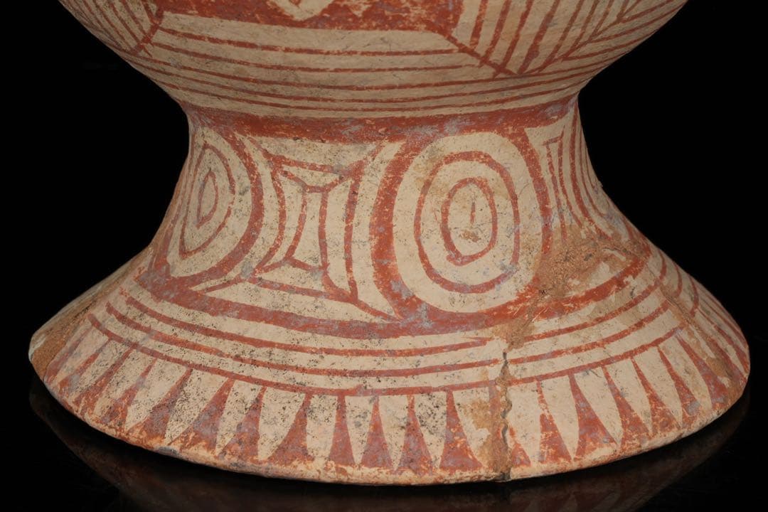 古代 バンチェン土器 彩文土器 タイ古陶 箱付 紀元前 出土 発掘品 東南アジア