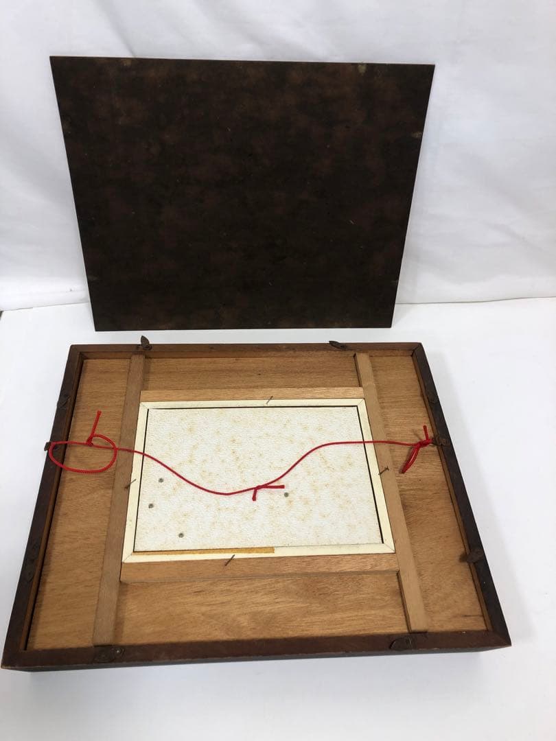 純銀製 天皇陛下御即位五十年記念　額　レリーフ　記念額　額飾