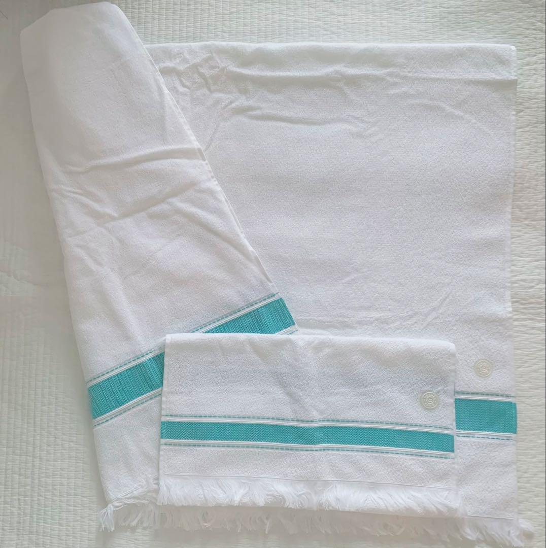 新品 HERMES DRAP PM YACHTING バスタオル フェイスタオル