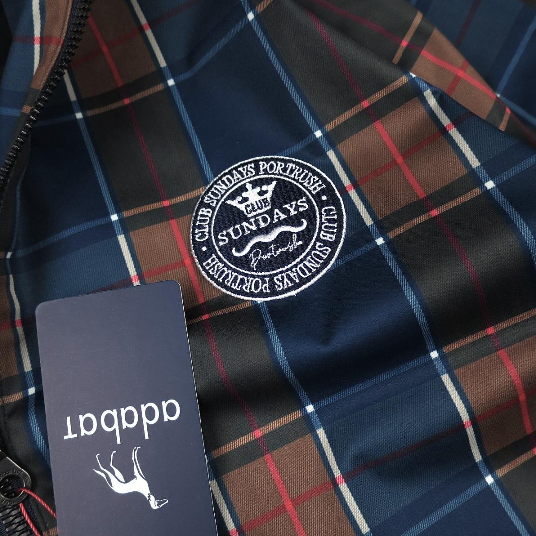 adabat 撥水 ターターンチェック柄 スウィングトップ M