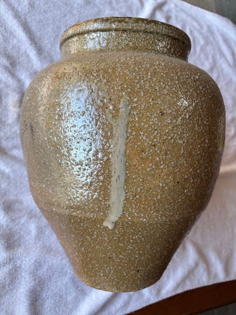 信楽焼　壺　花瓶　生花陶器　アンティーク置物