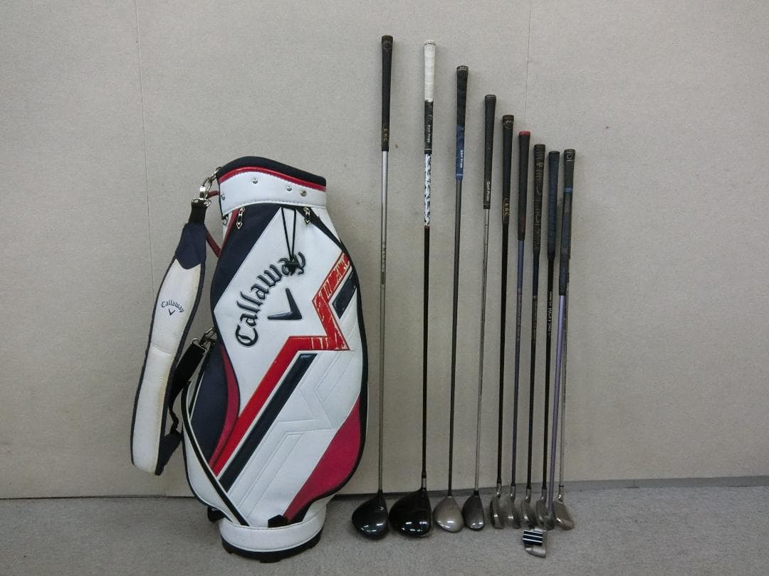 b721初心者必見 キャロウェイ 等メンズゴルフ１０本ハーフセット※Ｄｒ２本入り