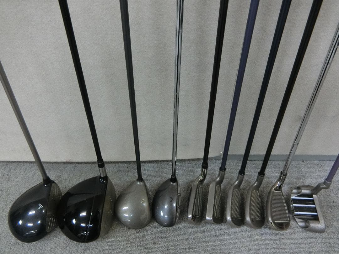 b721初心者必見 キャロウェイ 等メンズゴルフ１０本ハーフセット※Ｄｒ２本入り