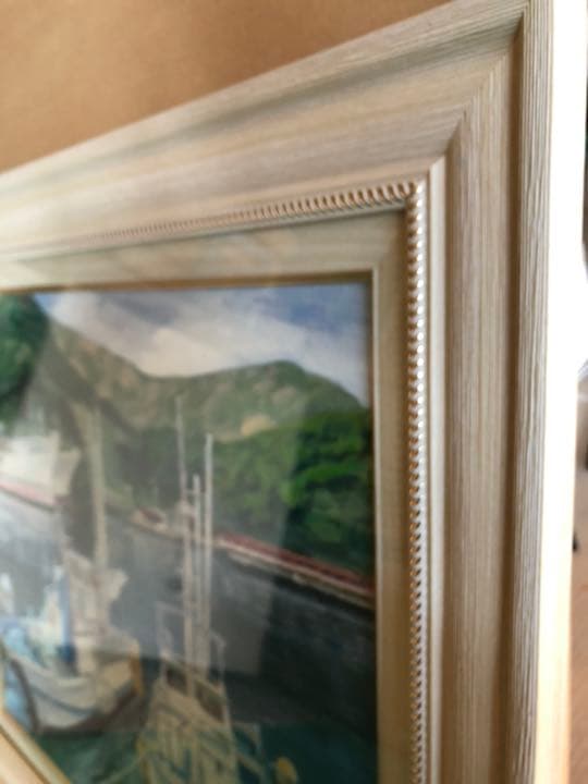 F10 額 額縁 油絵 絵画 アンティーク ゴールド