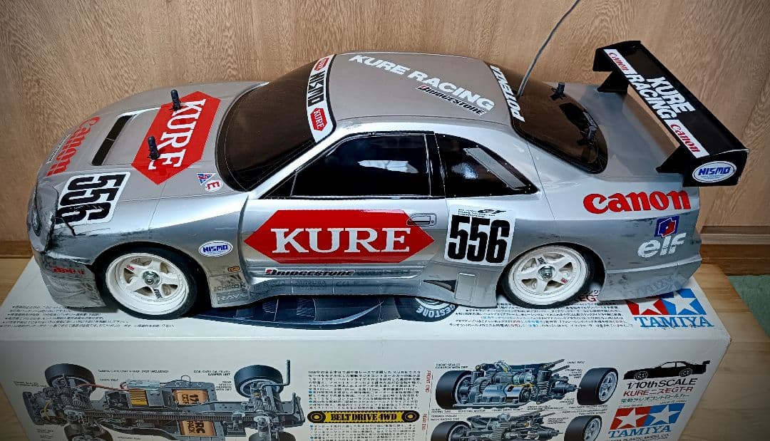 値下げタミヤ KURE NISMO GT-R 1/10 ラジコンカー プロポ付き