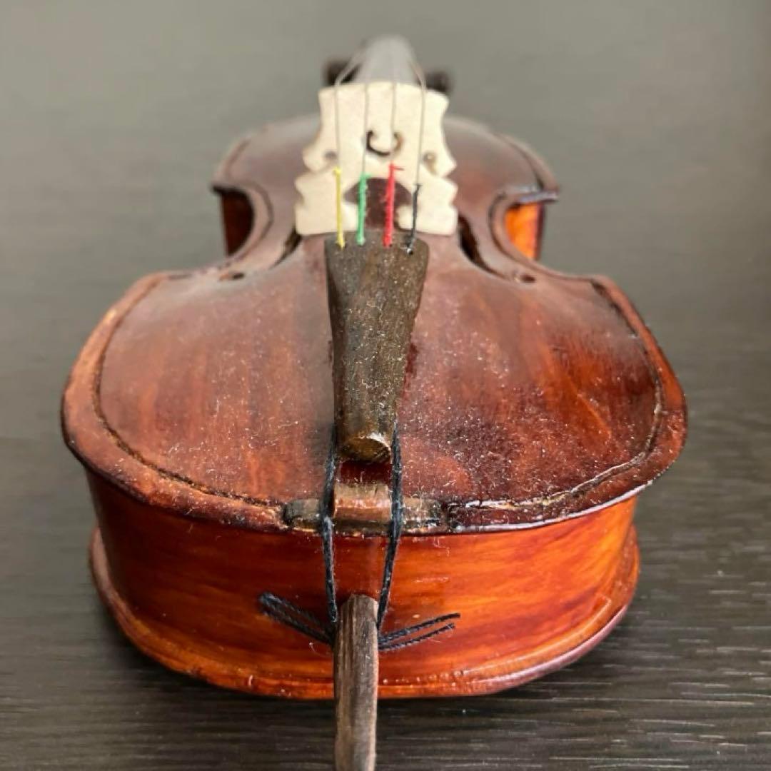 手作り小型コントラバス（約22cm）