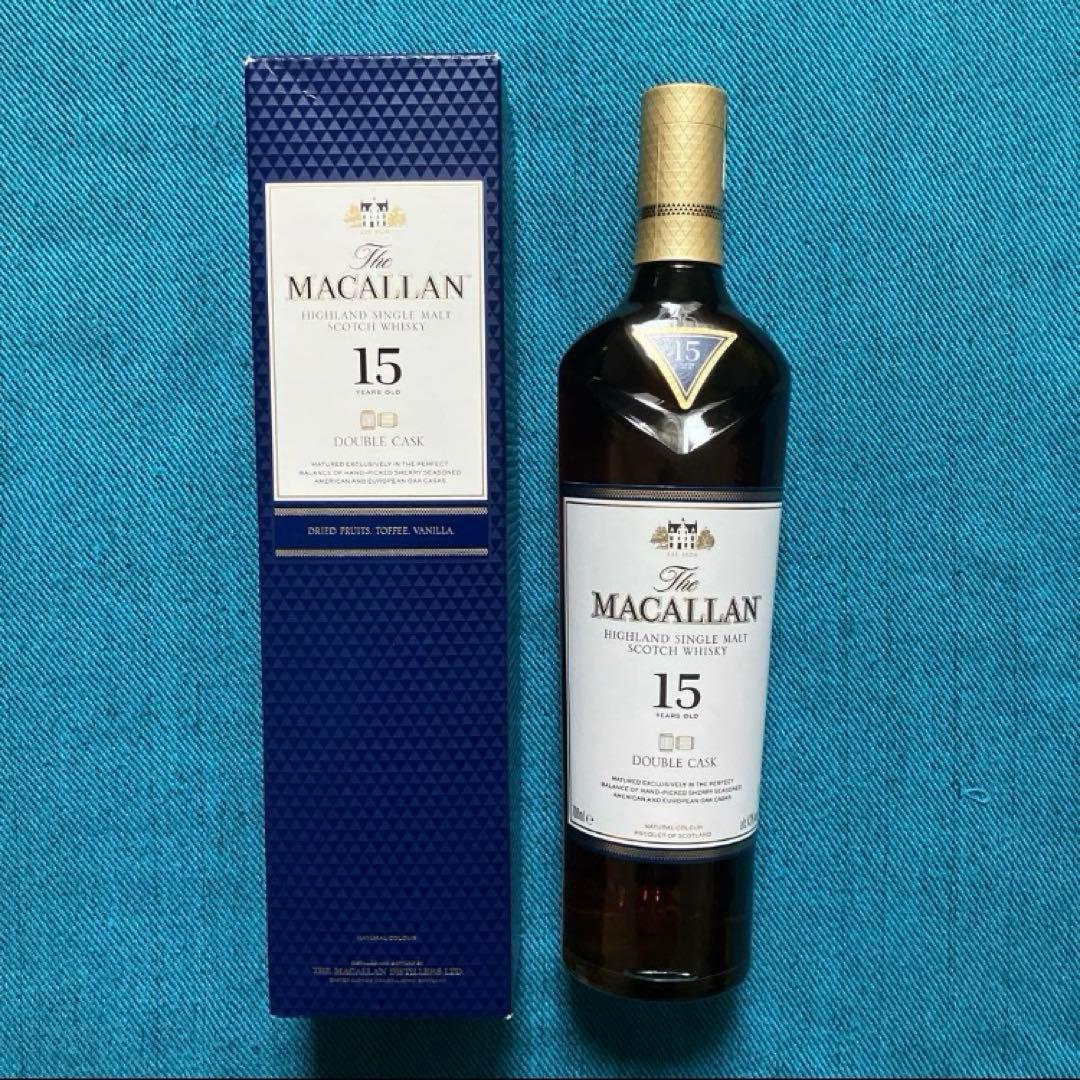 【マッカラン ウィスキー】18年ダブルカスク & 15年ダブルカスク 2本セット