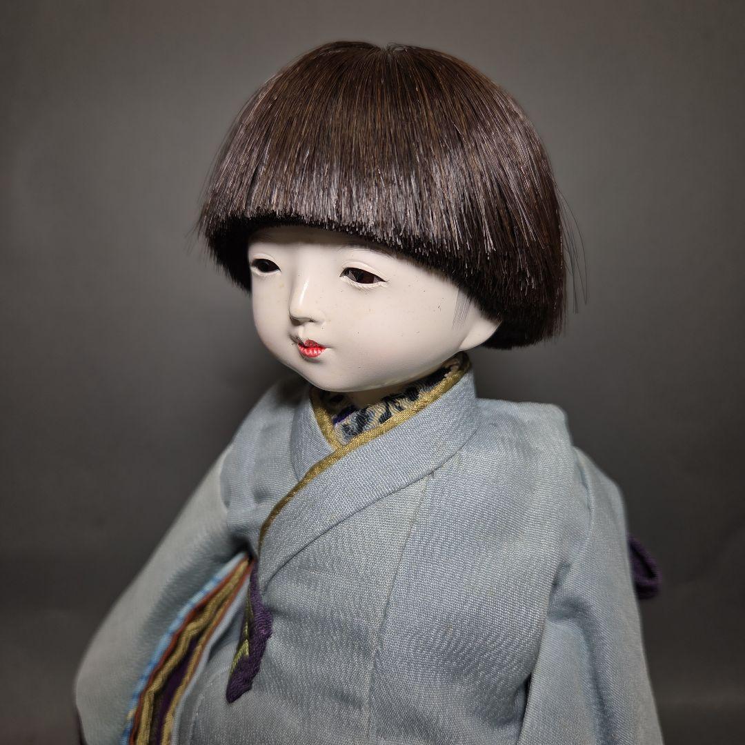 小さめな市松人形 　工房朋　春幸作　二人一緒に