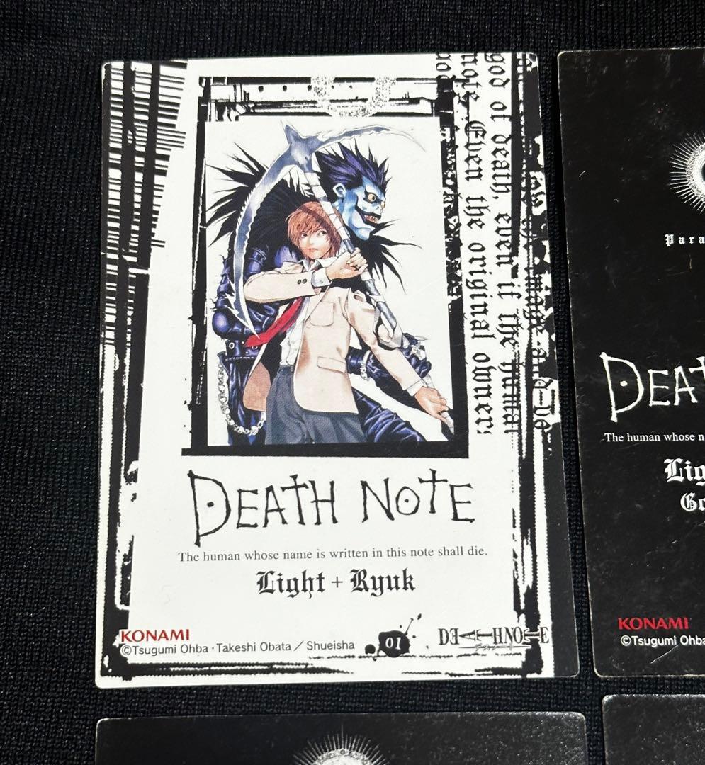 【DEATH NOTE】 トレーディングカード18枚ステッカー3枚まとめ　レア