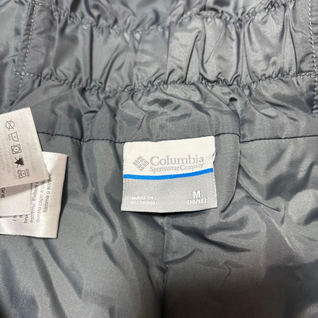 美品　Columbia スキー　スノーパンツ　ビブパンツ　M 140 グレー即日