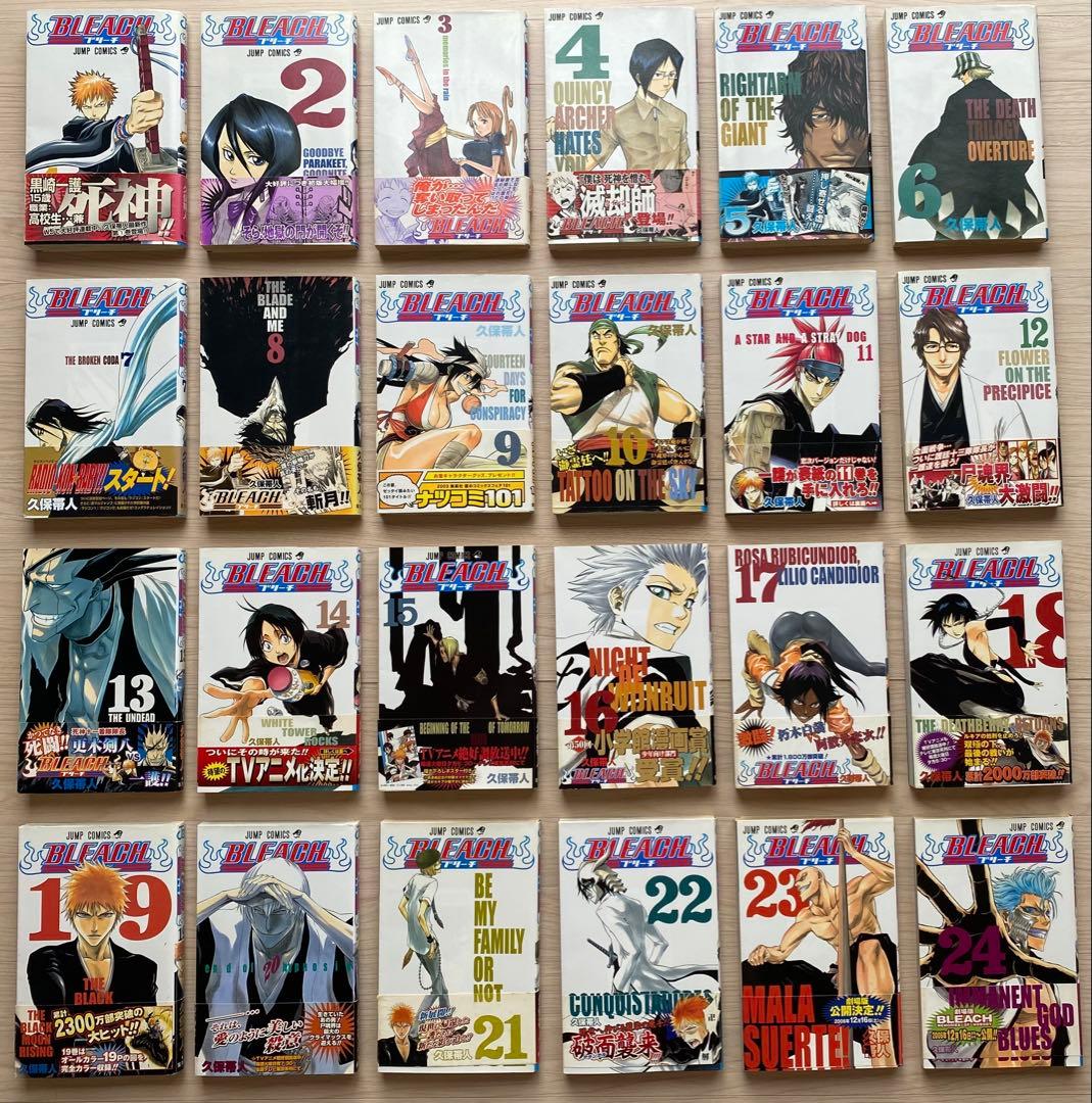 ブリーチ全巻(1〜74巻・全初版・帯付き)