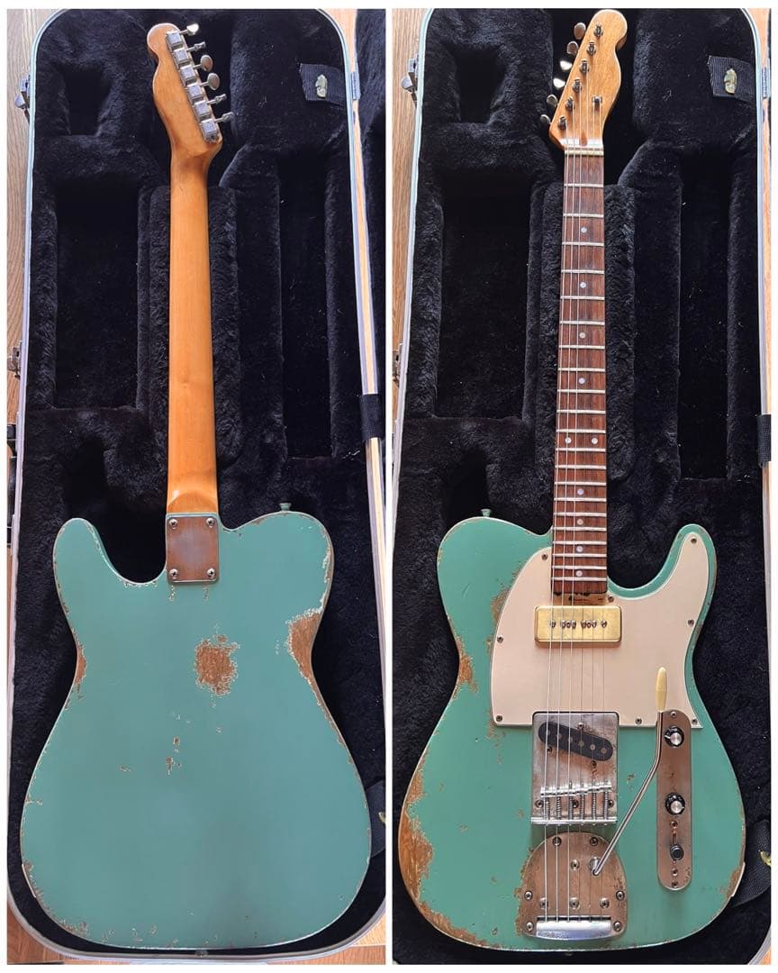 ハードレリックテレキャスタイプ/フローティングトレモロユニット搭載 P90