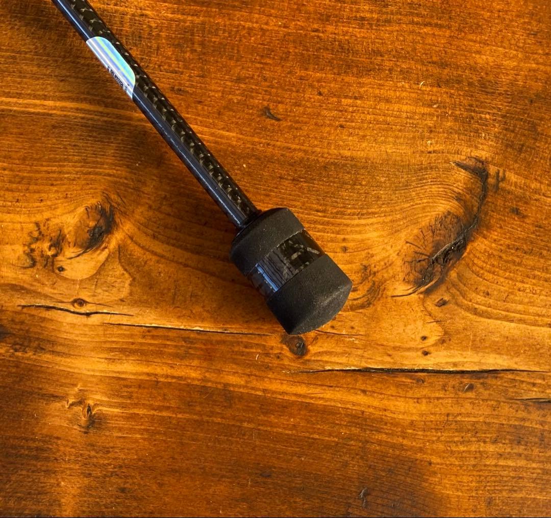 超軽量　カーボンロッド　スピニングロッド　S602L バスロッド　ウッドグリップ