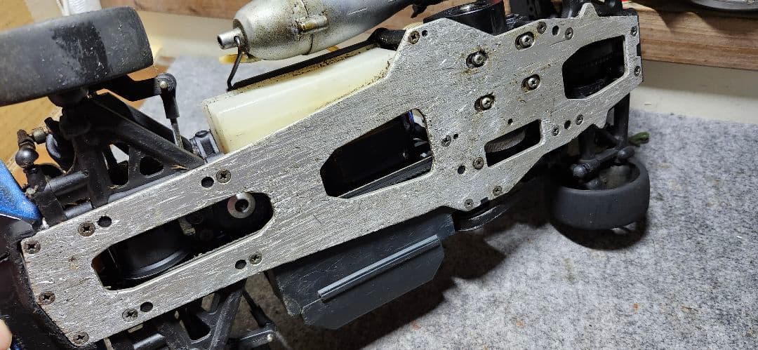 京商RC 1/10 エンジン　ラジコンカー サンワプロポ、受信機セット