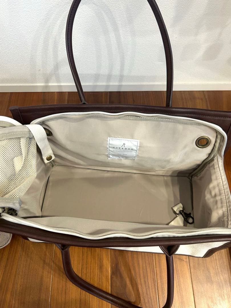 【citydog】新品未使用　バイピングトートキャリー