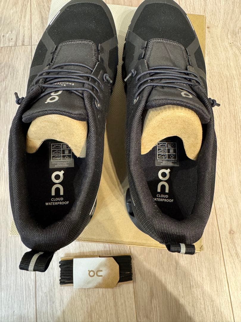 On Cloud 5 Waterproof ブラック Men 26cm