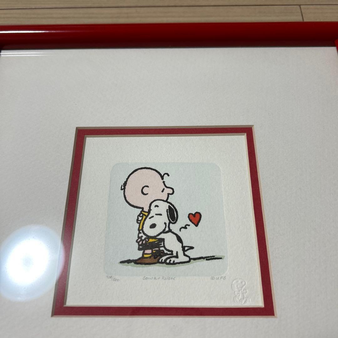 「チャーリーブラウン＆スヌーピー」エッチング 世界限定500枚USA