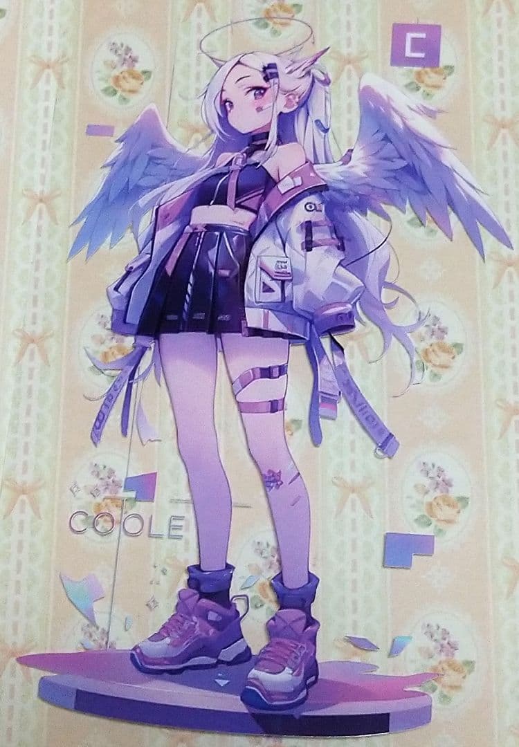 廃盤品✩J672＃羽翼彩虹(PET)y2k切り売り海外人物女の子AIマステ