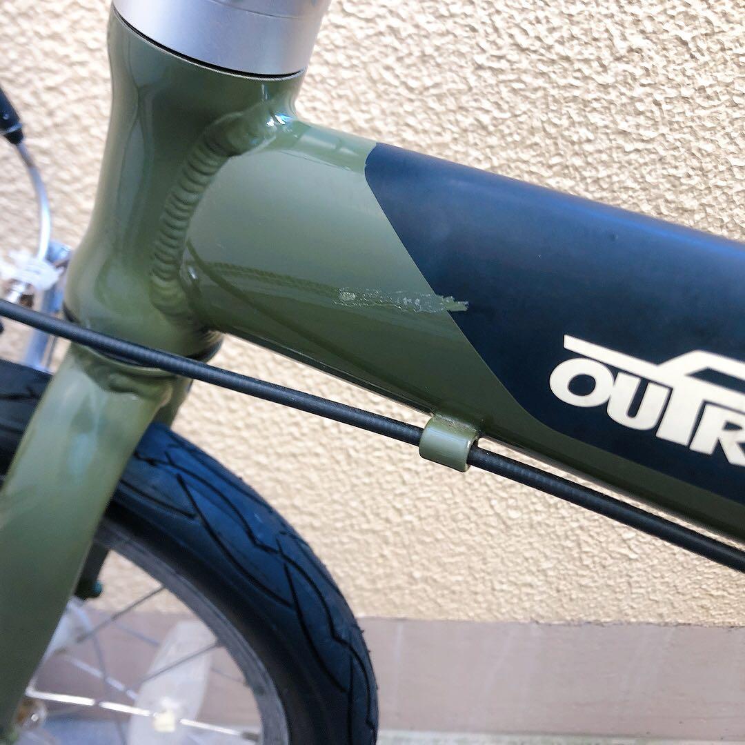 送料込み!修理できる方向き! アウトランク 折りたたみ自転車 携行バッグ付