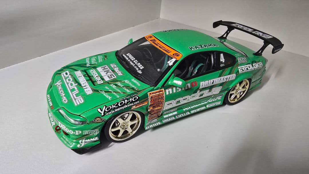 ミニカー Hotworks Silvia S15 & Mazda RX7 1/24